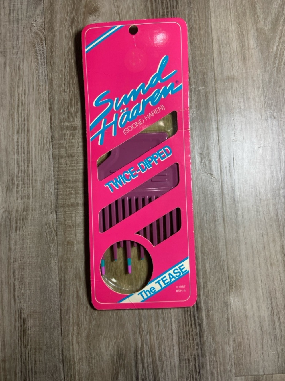 Vintage “The Tease" styling comb Twice-Dipped By Sund Häaren